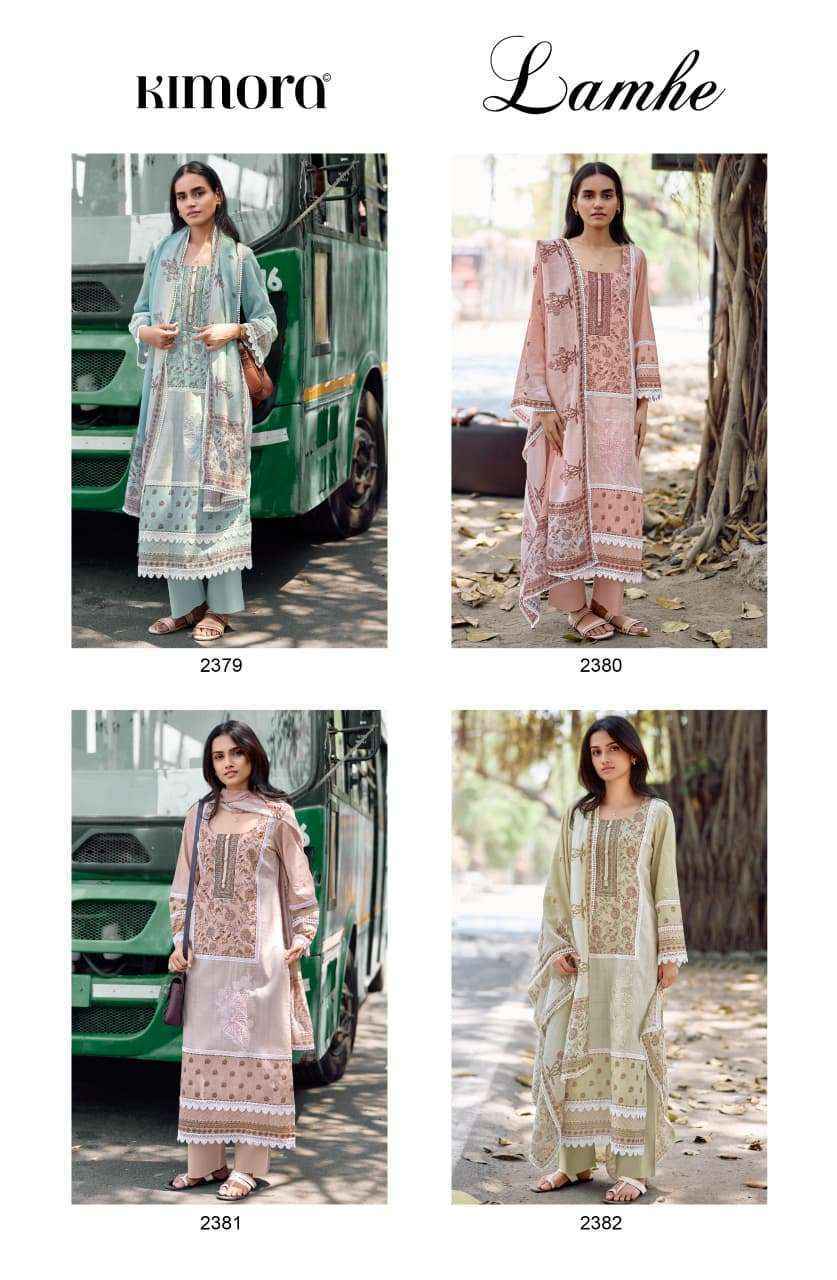 Kimora Lamhe Vol-84 Lawn Cotton Dress Material (4 pcs Catalogue)