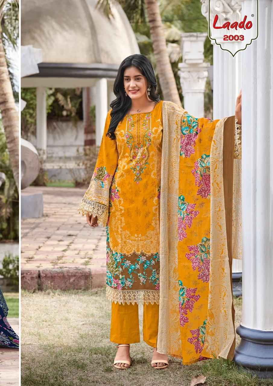 Laado Inayat Vol-2 Cotton Dress Material (8 Pc Catalog)
