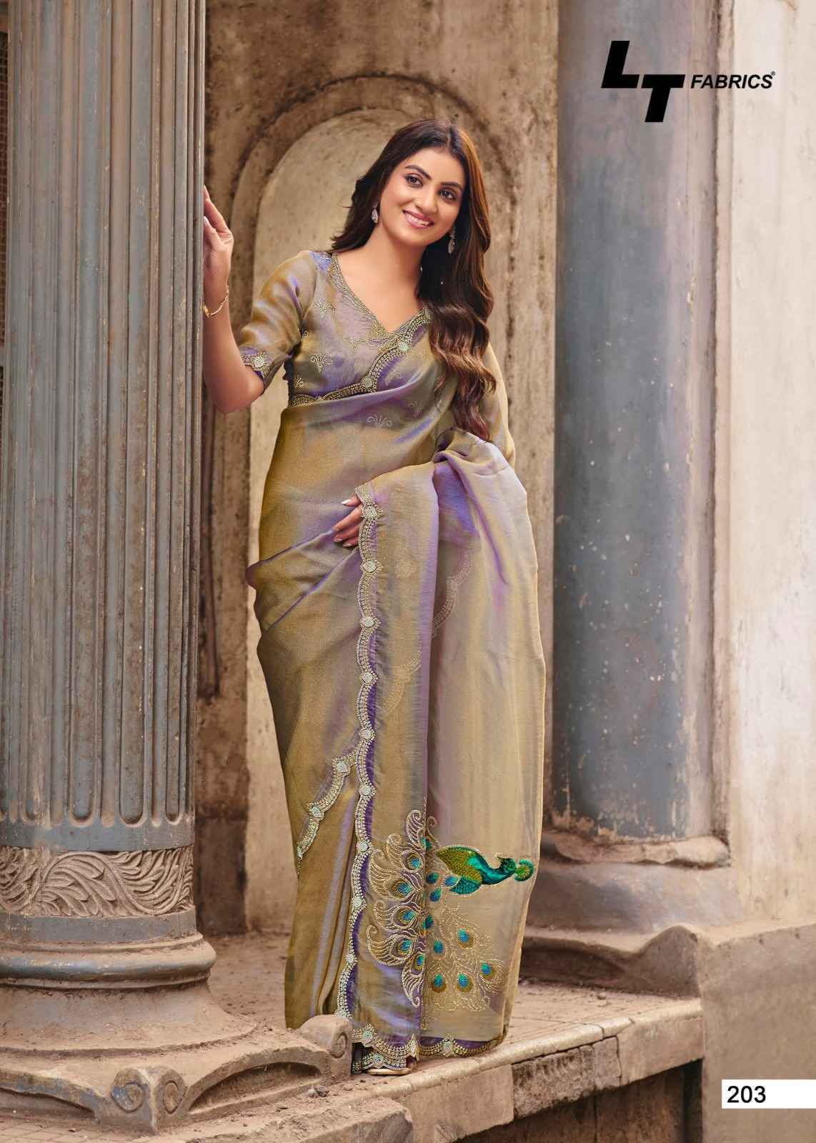 LT Fabrics Jimmy Vol-2 PN Cloud Saree (6 pcs Catalogue)