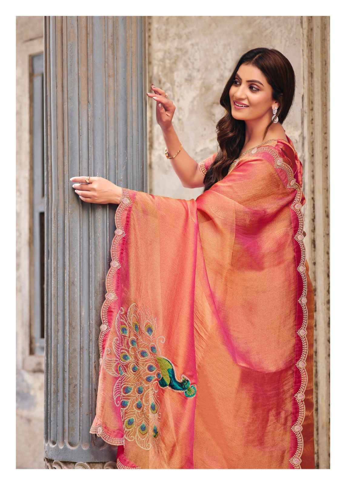 LT Fabrics Jimmy Vol-2 PN Cloud Saree (6 pcs Catalogue)