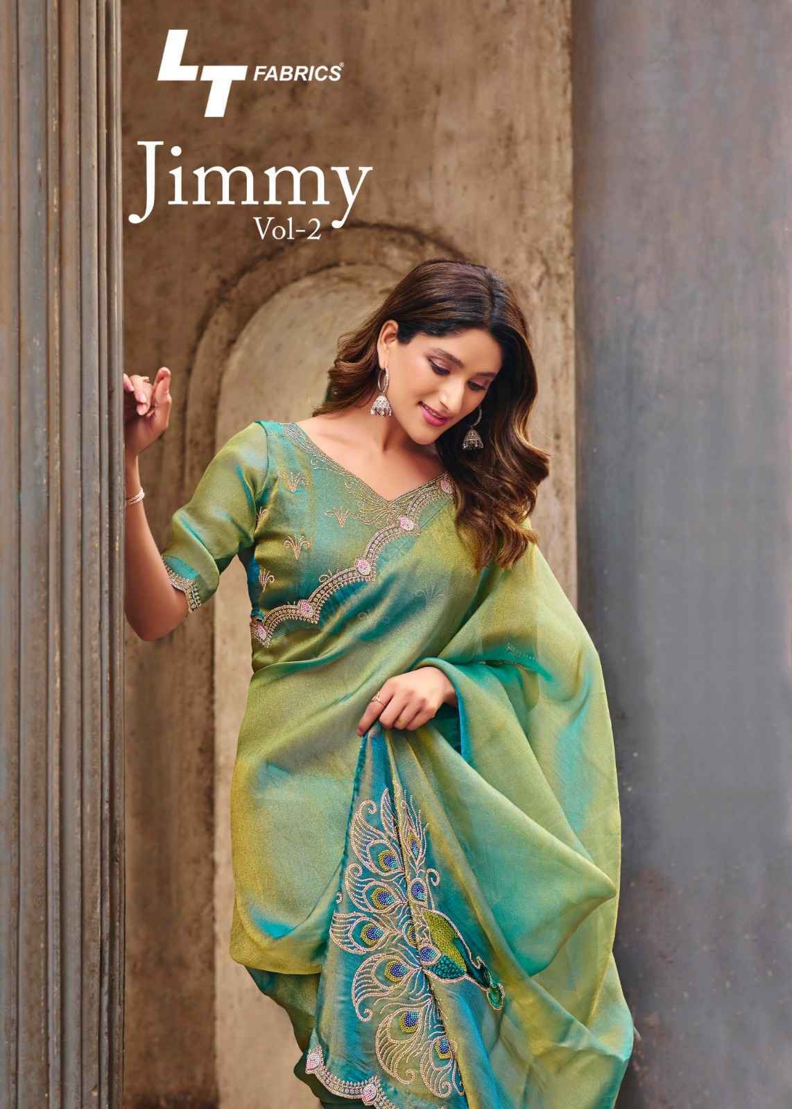 LT Fabrics Jimmy Vol-2 PN Cloud Saree (6 pcs Catalogue)