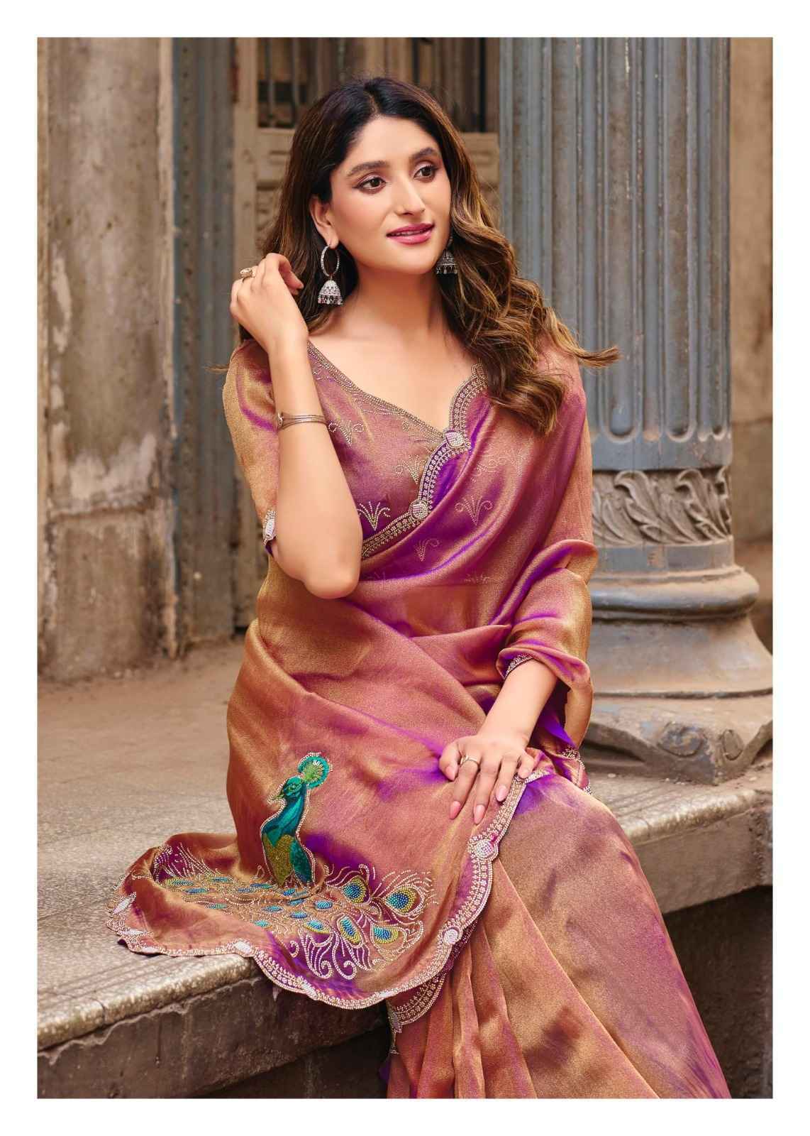 LT Fabrics Jimmy Vol-2 PN Cloud Saree (6 pcs Catalogue)