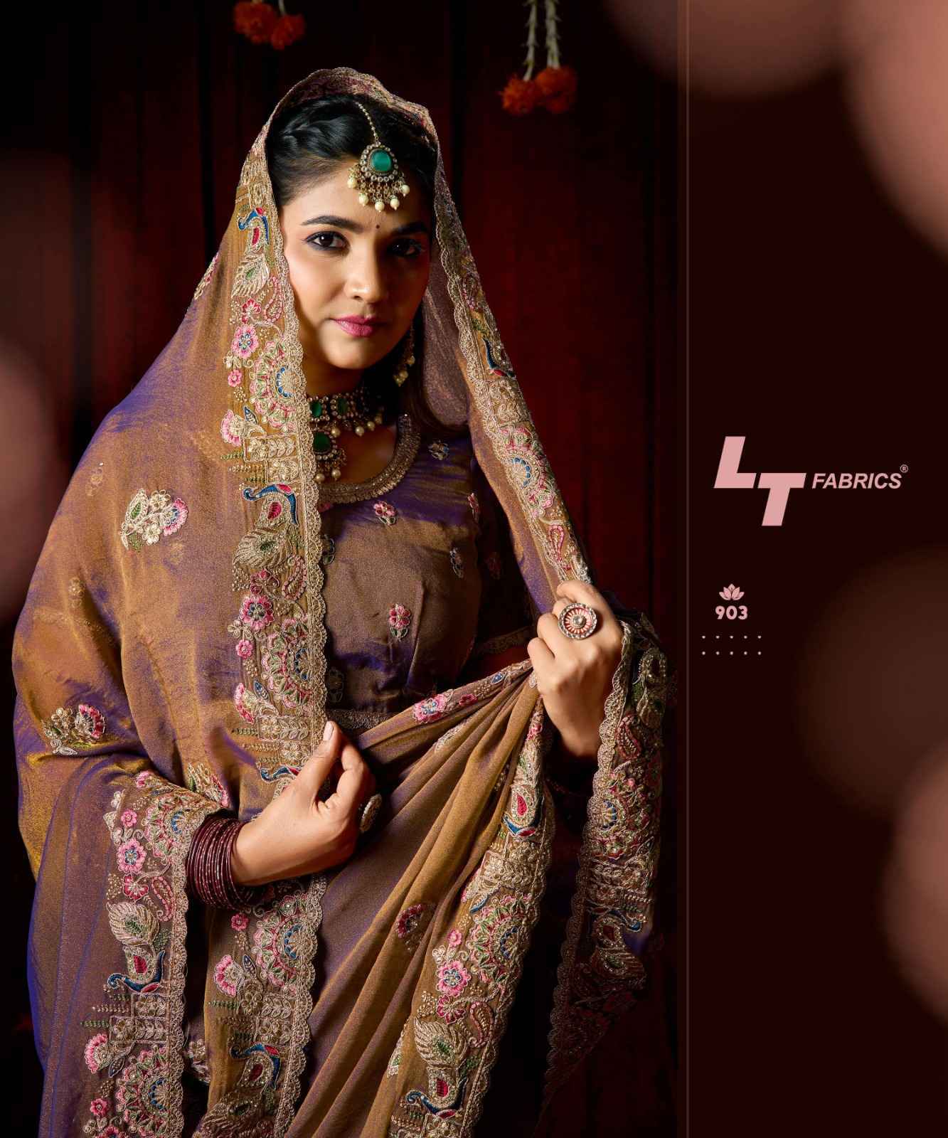 LT Fabrics Jimmy Vol-9 PN Cloud Saree (6 pcs Catalogue)