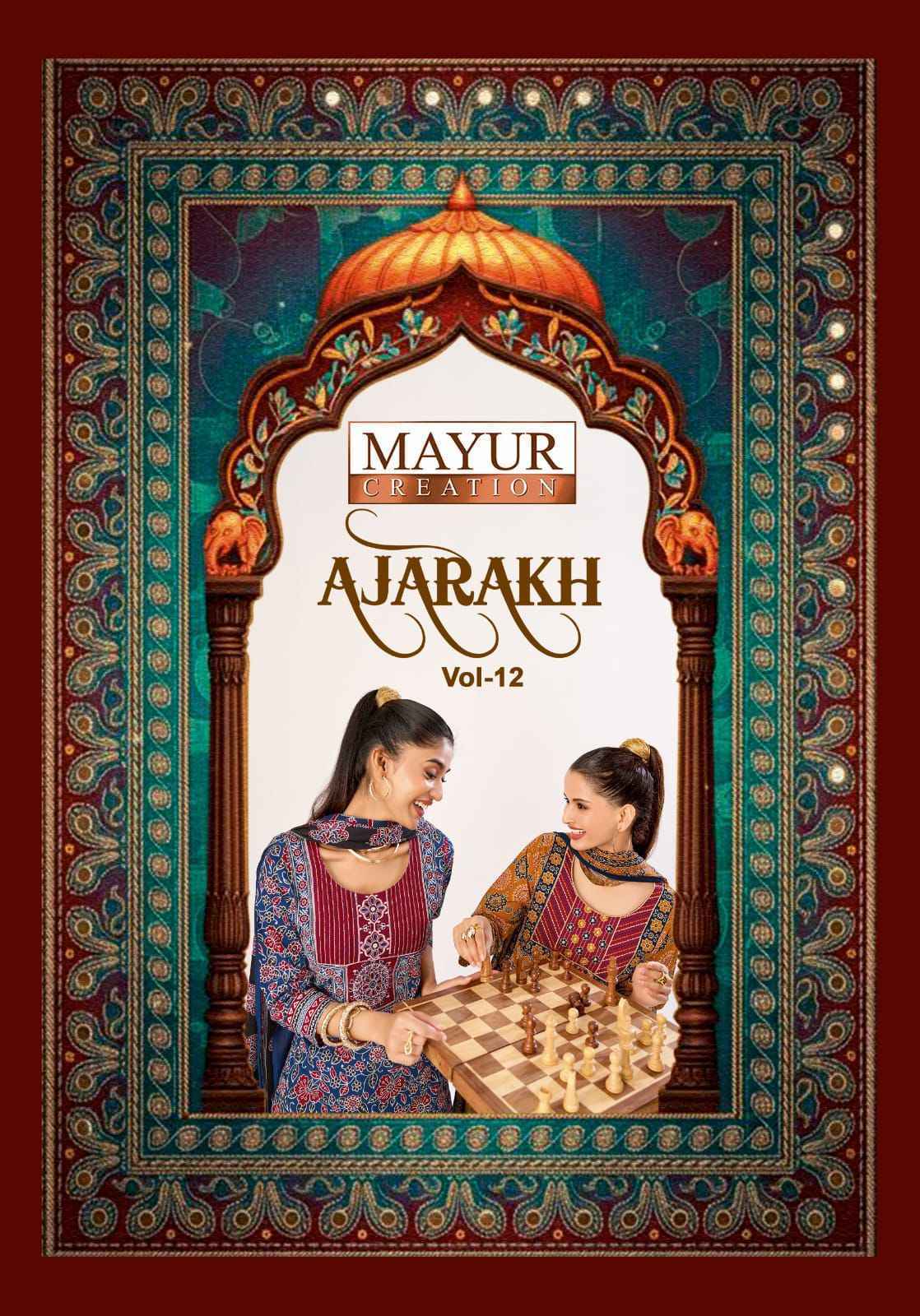 Mayur Creation Ajarakh Vol-12 Readymade Cotton Dress (10 pcs Catalogue)
