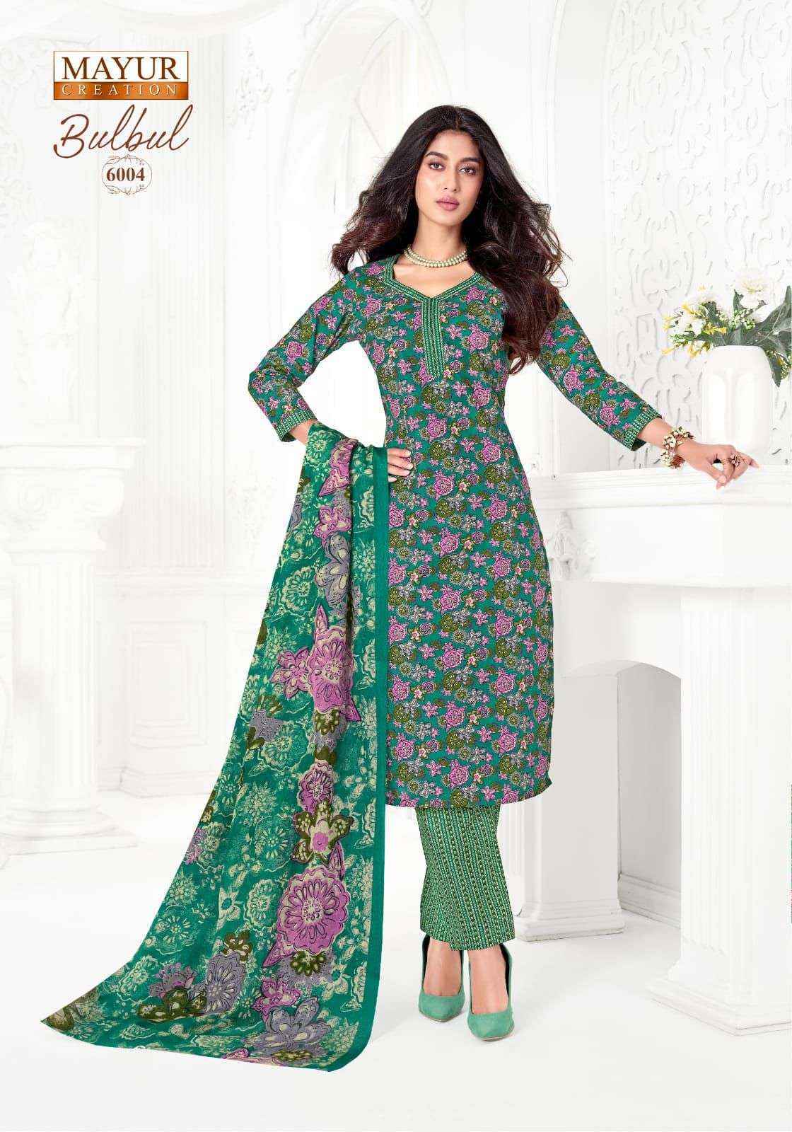 Mayur Creation Bulbul Vol-6 Cotton Dress Material (10 pcs Catalogue)