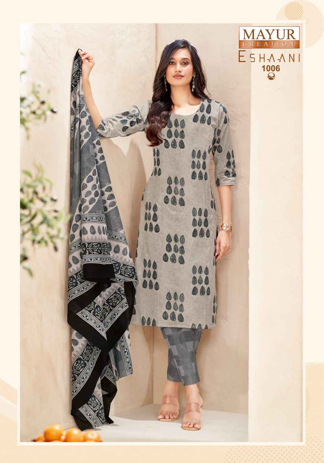 Mayur Creation Eshaani Cotton Dress Material (10 pcs Catalogue)