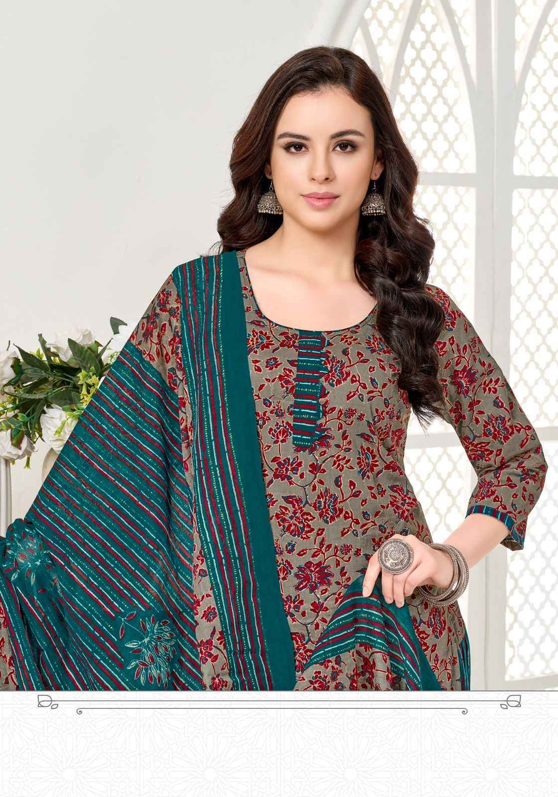 Miss World Choice Trendy Vol-8 Cotton Dress Material (10 pcs Catalogue)