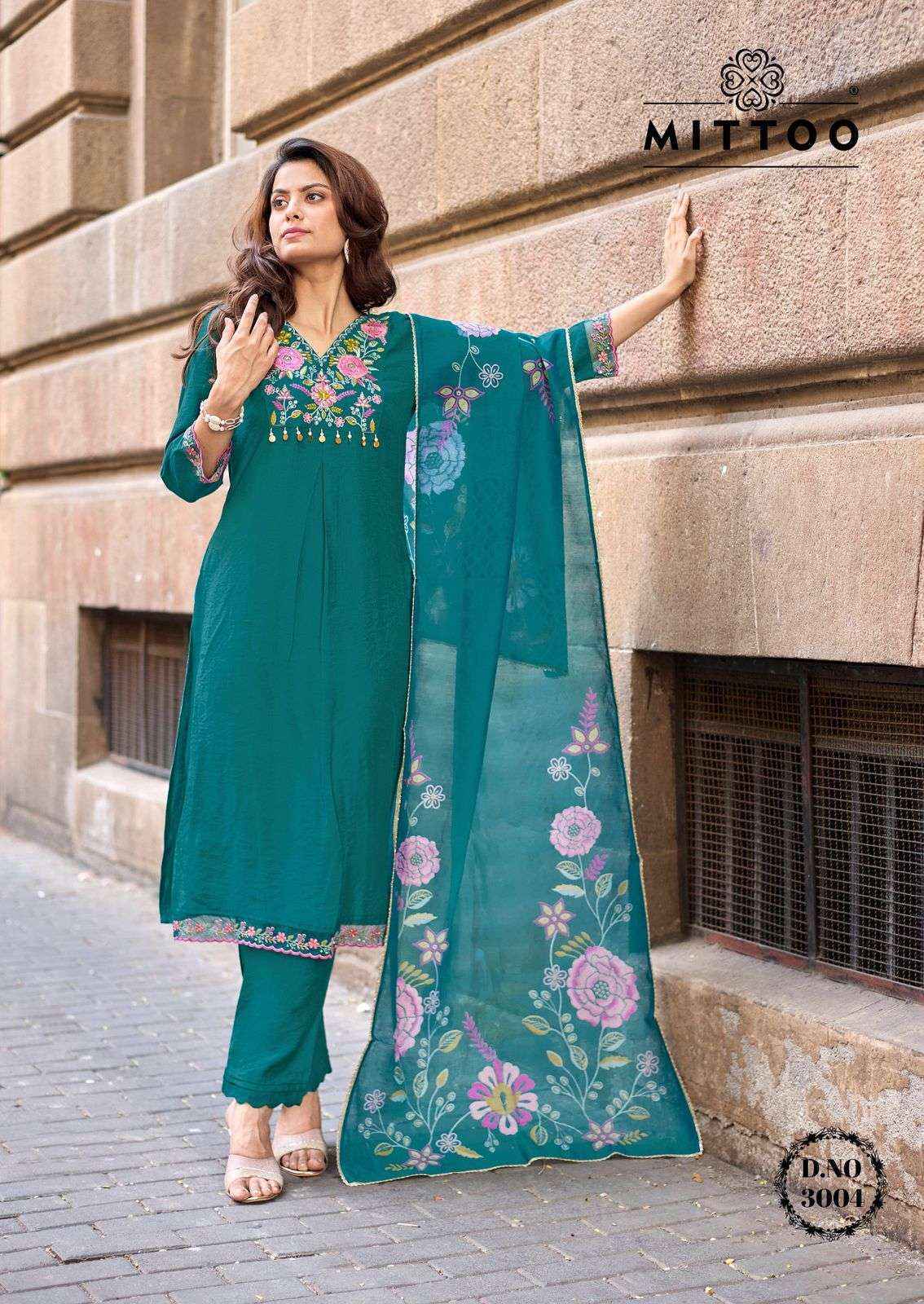 Mittoo Aarzoo Viscose Readymade Suit (6 pcs Catalogue)
