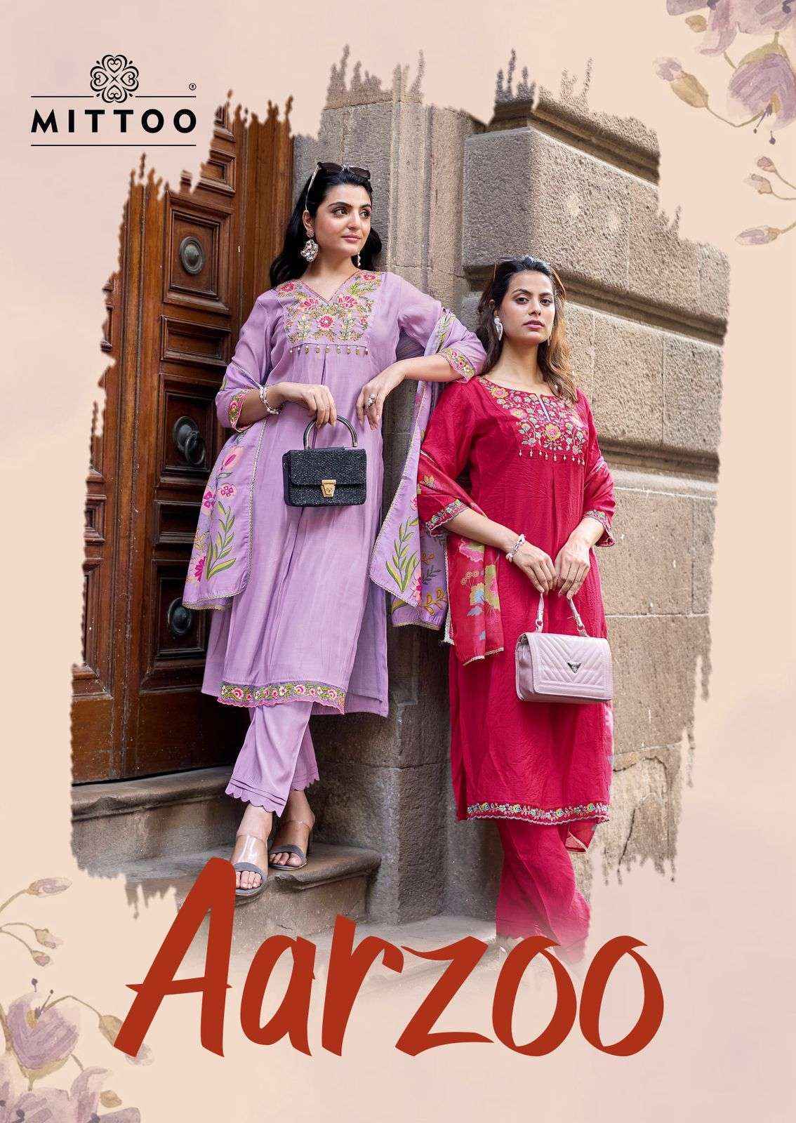 Mittoo Aarzoo Viscose Readymade Suit (6 pcs Catalogue)