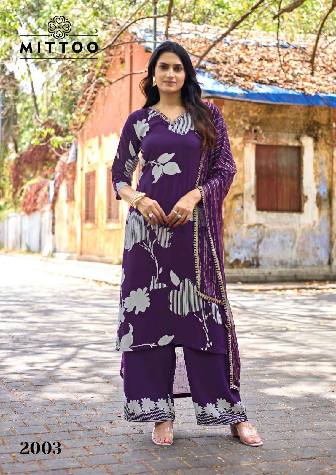 Mittoo Natasha Rayon Readymade Suit (6 pcs Catalogue)