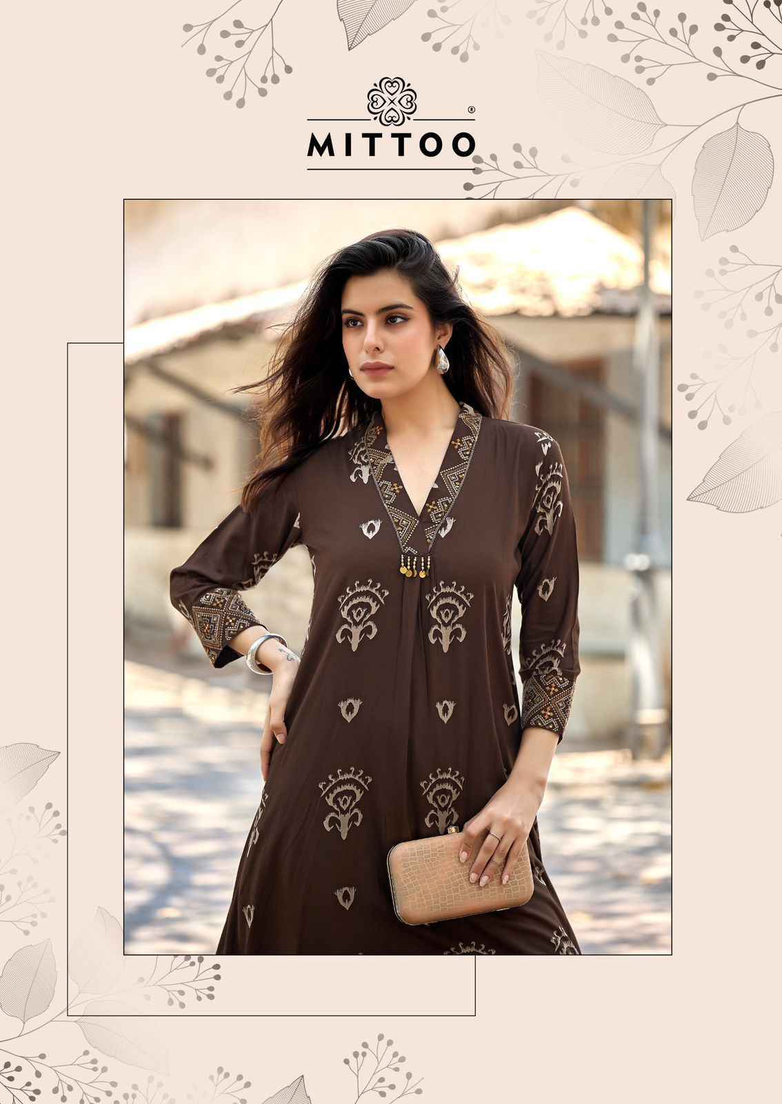 Mittoo Vitara Vol-2 Rayon Top With Bottom (5 pcs Catalogue)