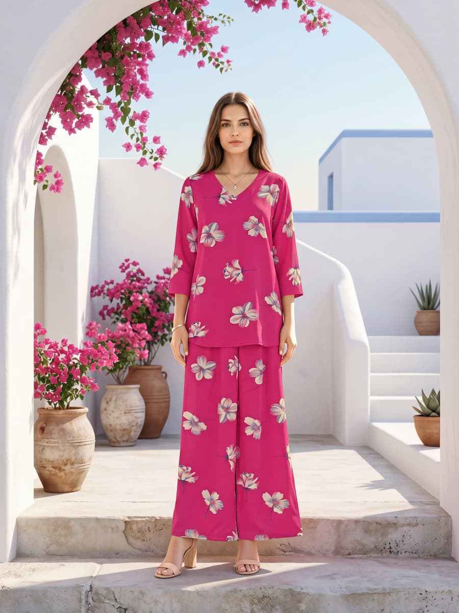 Ossm Glamour Vol-2 Reyon Top With Plazzo (6 pcs Catalogue)