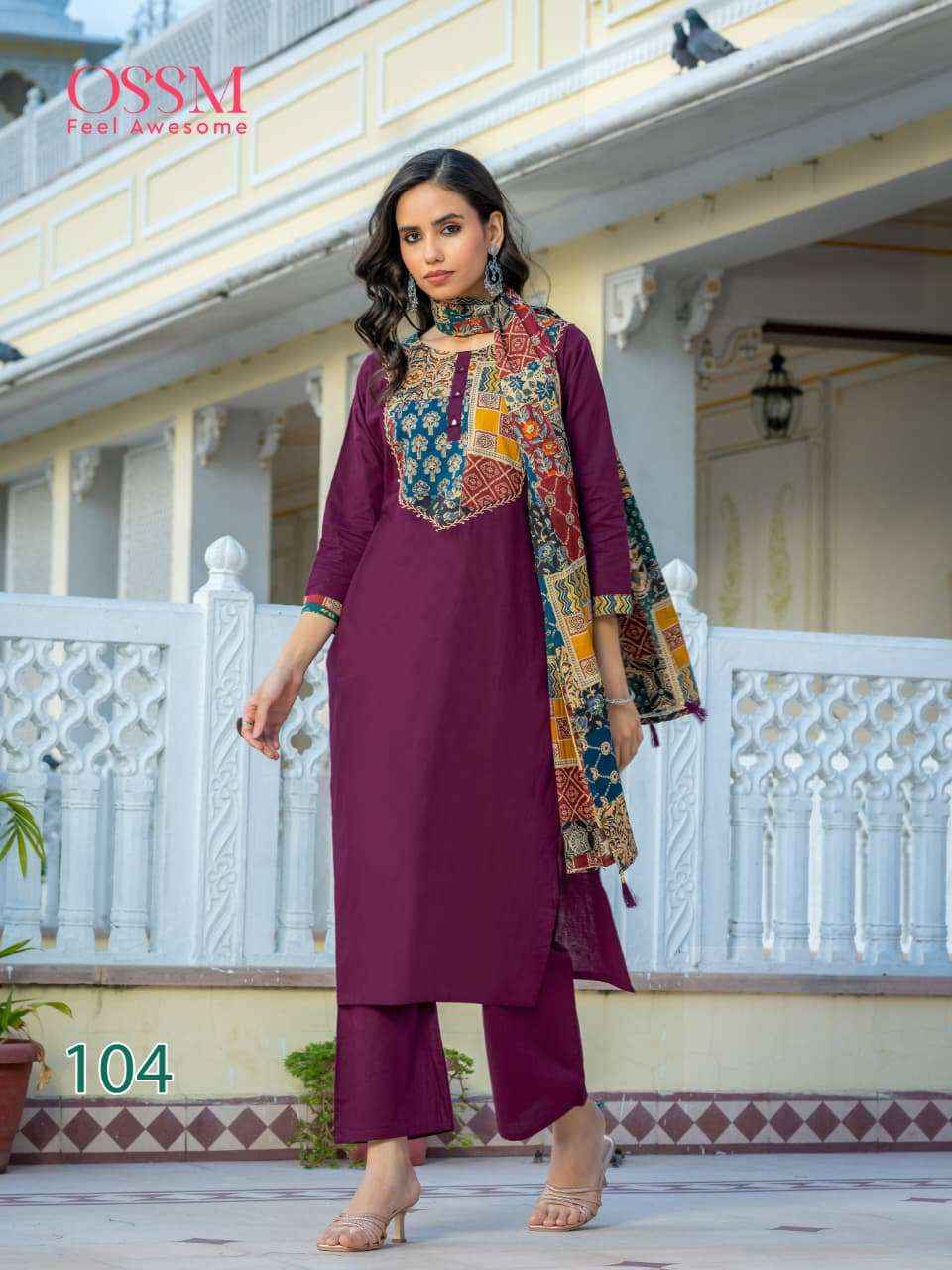 Ossm Mahek Vol-2 Cotton Readymade Suit (6 pcs Catalogue)