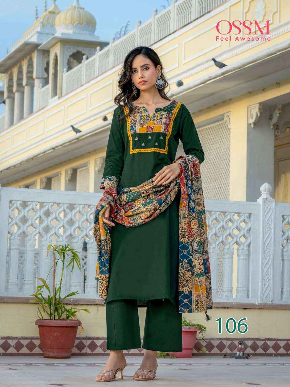 Ossm Mahek Vol-2 Cotton Readymade Suit (6 pcs Catalogue)