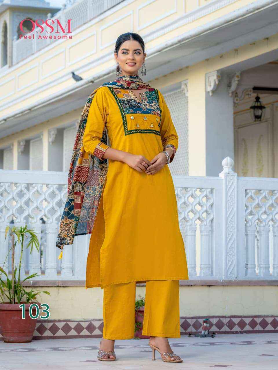 Ossm Mahek Vol-2 Cotton Readymade Suit (6 pcs Catalogue)