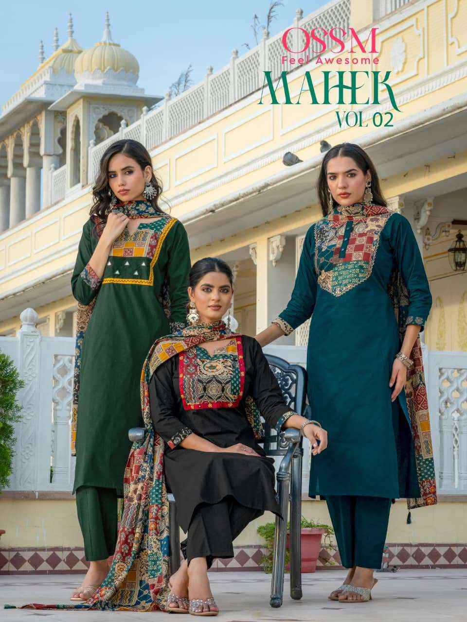 Ossm Mahek Vol-2 Cotton Readymade Suit (6 pcs Catalogue)