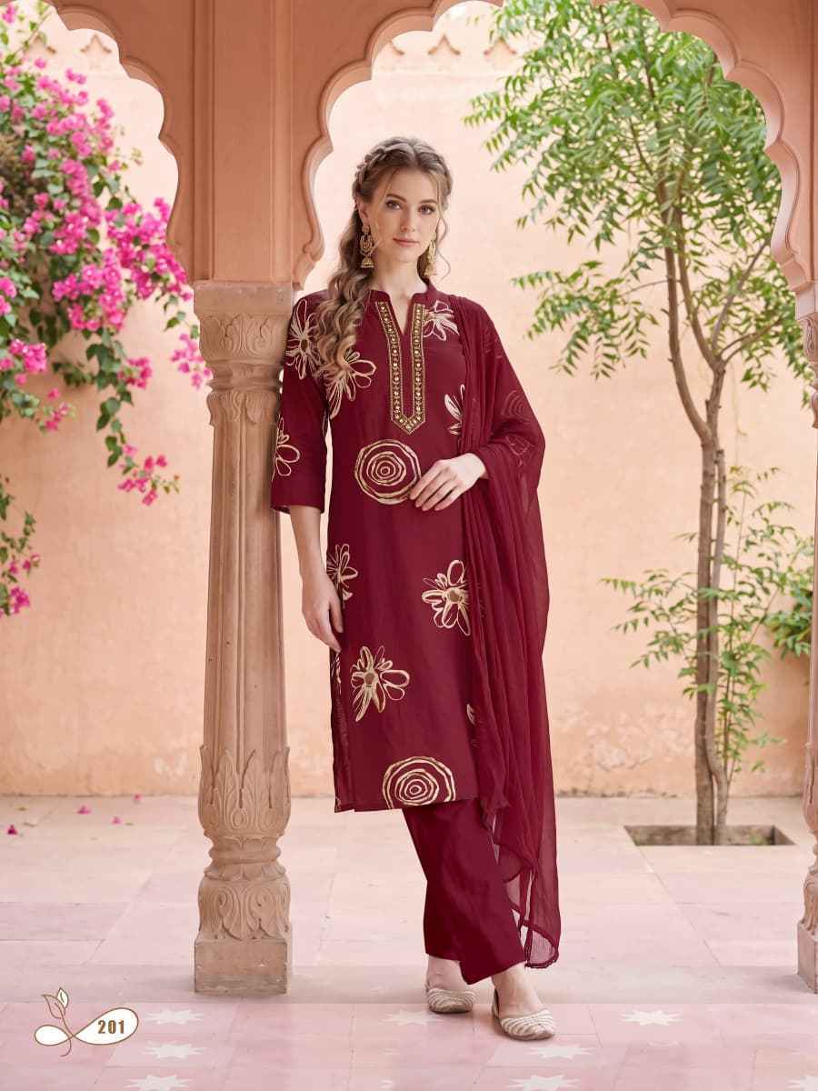 Ossm Mahima Vol-2 Reyon Readymade Suit (6 pcs Catalogue)