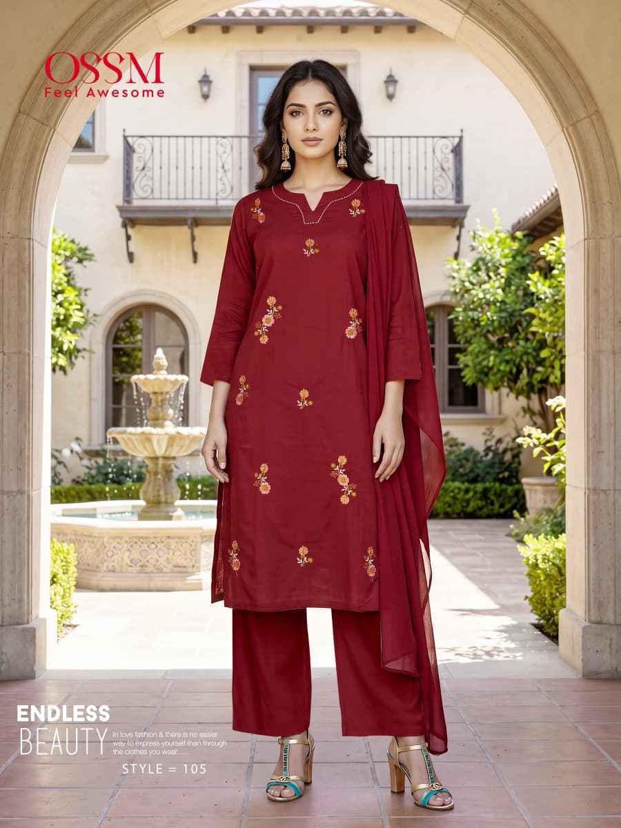 Ossm Millie Cotton Readymade Suit (5 pcs Catalogue)