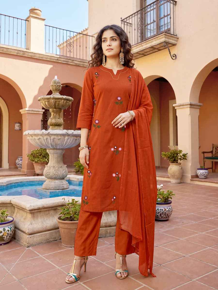 Ossm Millie Cotton Readymade Suit (5 pcs Catalogue)
