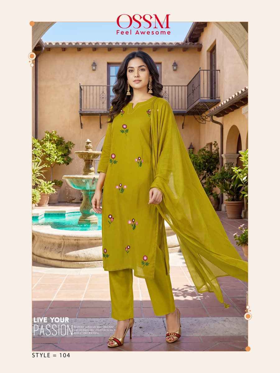Ossm Millie Cotton Readymade Suit (5 pcs Catalogue)