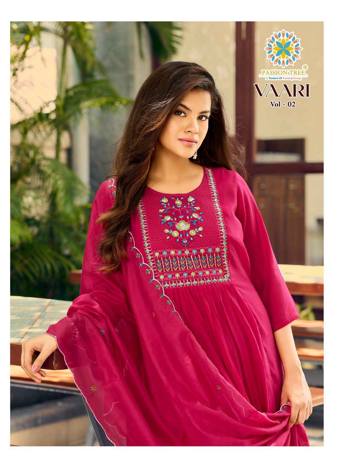 Passion Tree Vaari Vol-2 Mal Readymade Suit (6 pcs Catalogue)