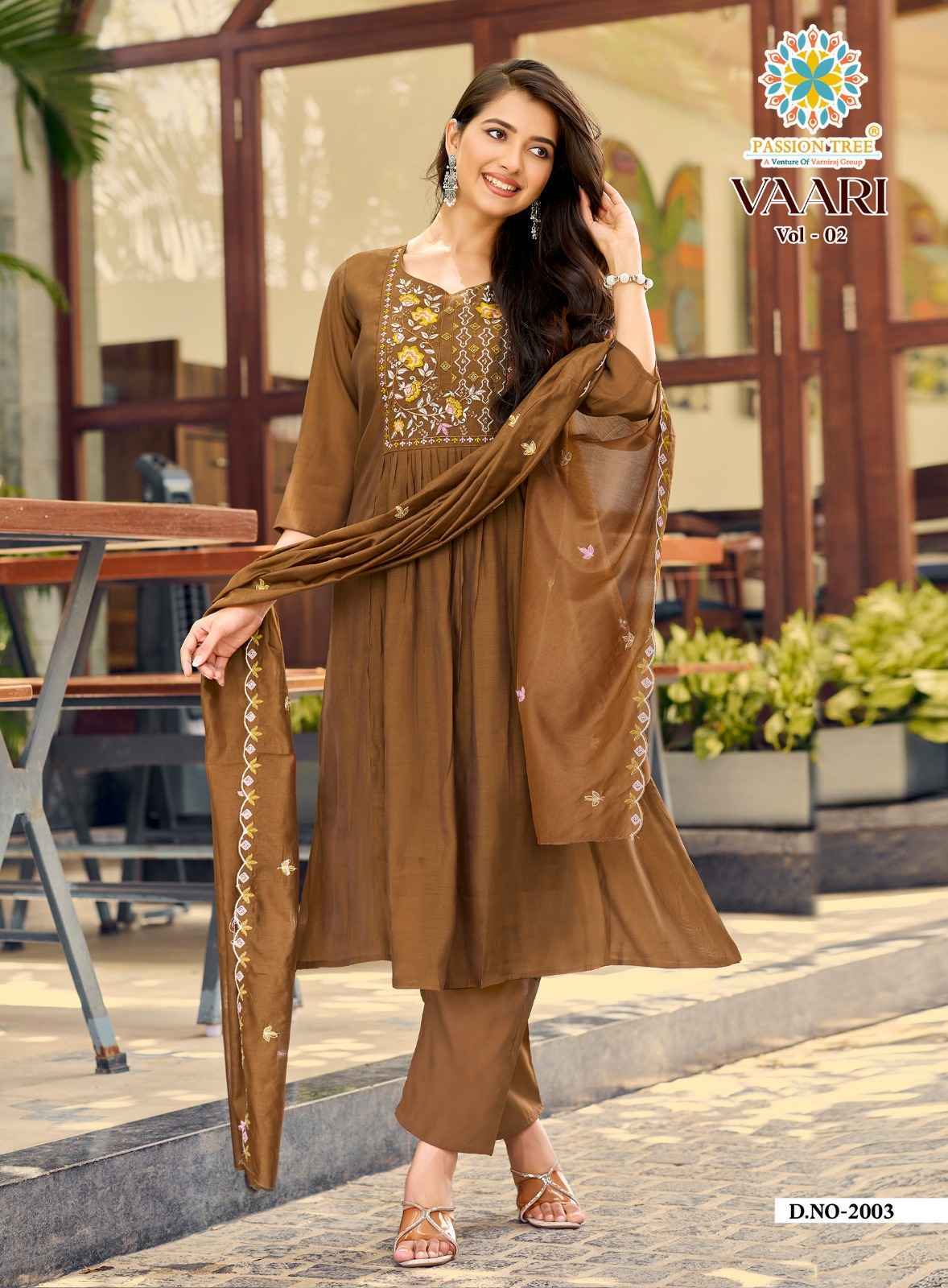 Passion Tree Vaari Vol-2 Mal Readymade Suit (6 pcs Catalogue)