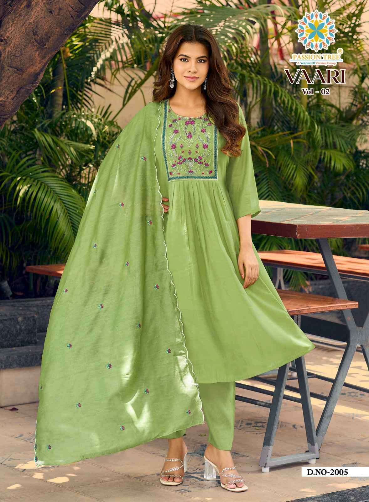 Passion Tree Vaari Vol-2 Mal Readymade Suit (6 pcs Catalogue)