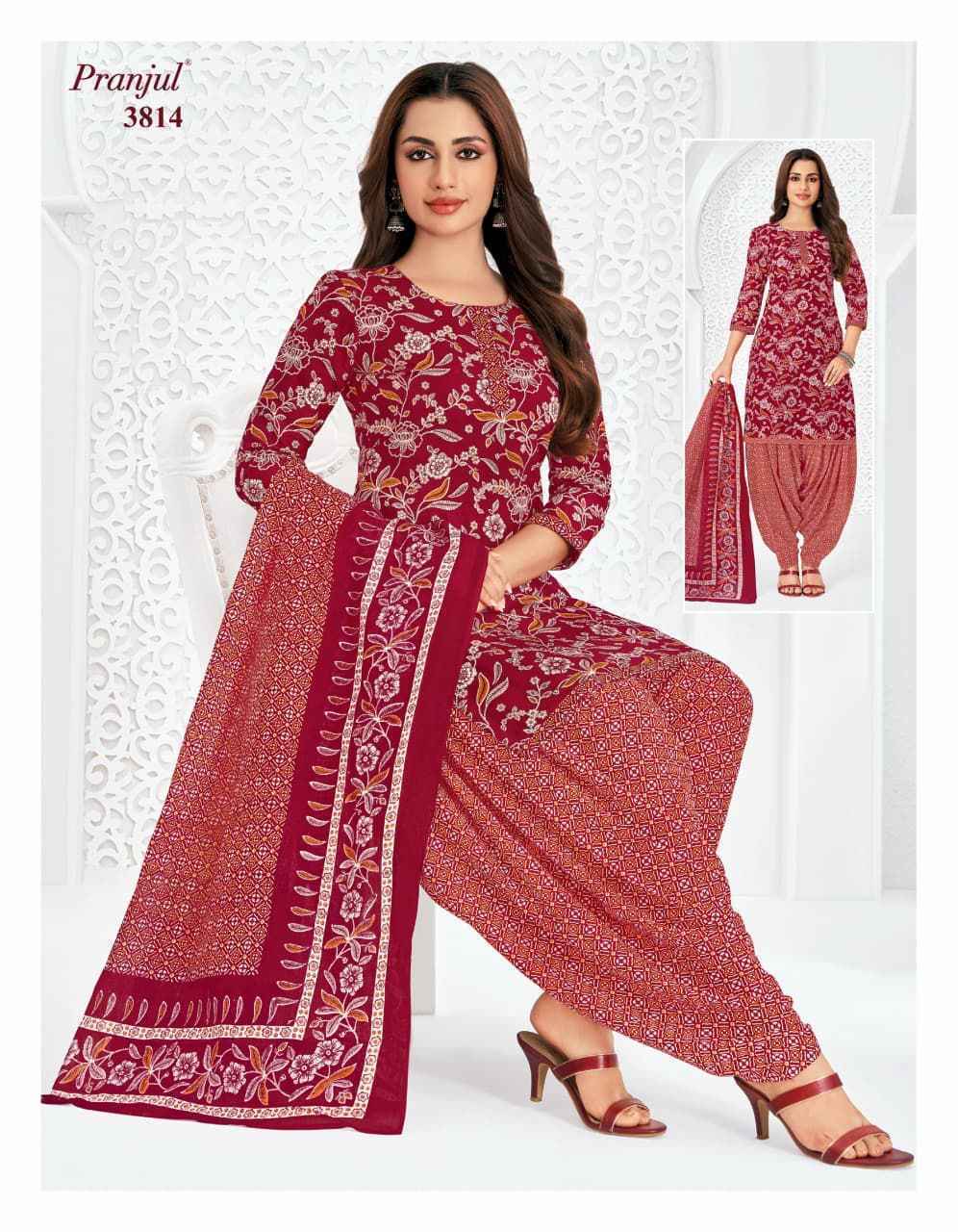 Pranjul Priyanshi Vol-38 Readymade Cotton Dress (30 pcs Catalogue)