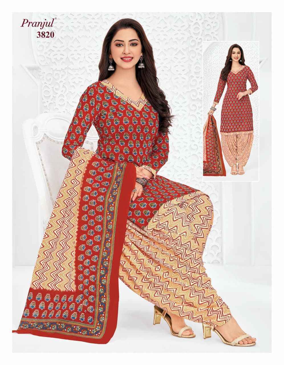 Pranjul Priyanshi Vol-38 Readymade Cotton Dress (30 pcs Catalogue)