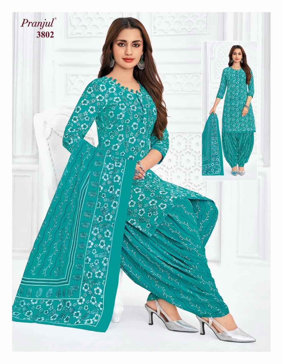 Pranjul Priyanshi Vol-38 Readymade Cotton Dress (30 pcs Catalogue)