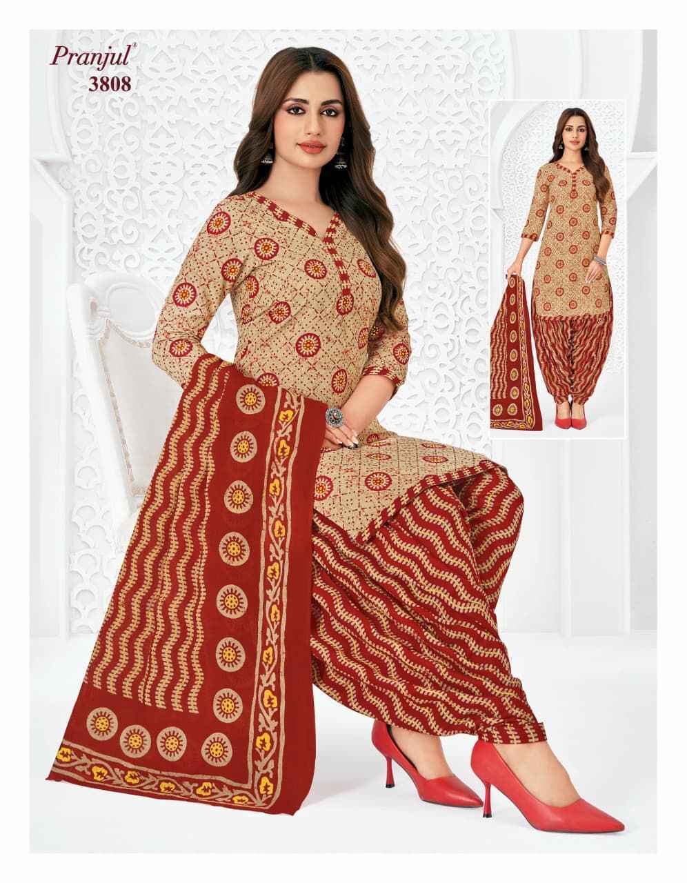 Pranjul Priyanshi Vol-38 Readymade Cotton Dress (30 pcs Catalogue)
