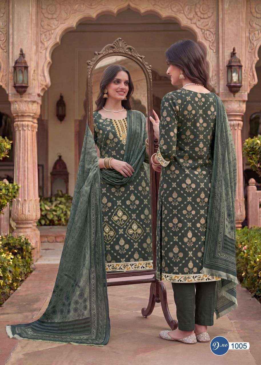Rahi Fab Ruby Rose Vol-1 Cotton Dress Material (8 pcs Catalogue)