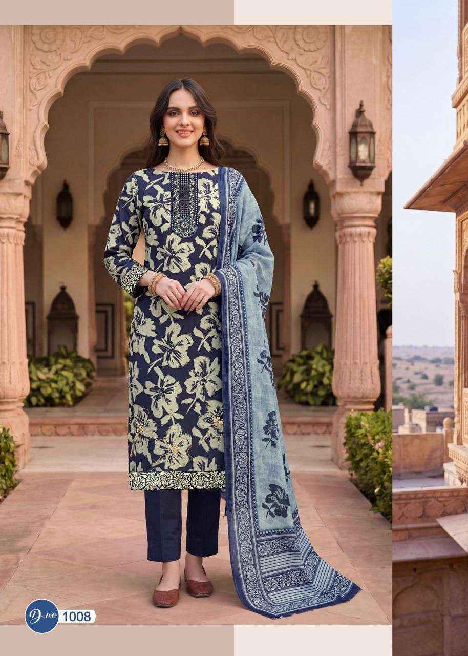 Rahi Fab Ruby Rose Vol-1 Cotton Dress Material (8 pcs Catalogue)