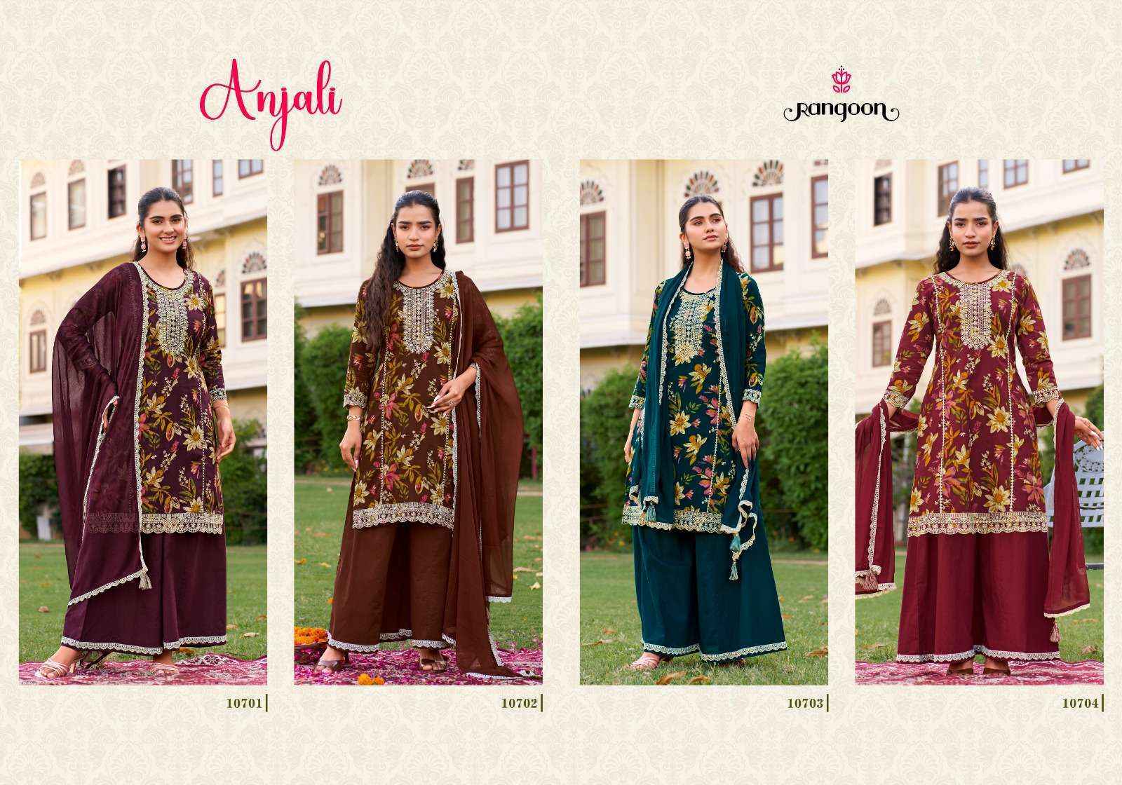 Rangoon Anjali Readymade Cotton Dress (4 pcs Catalogue)