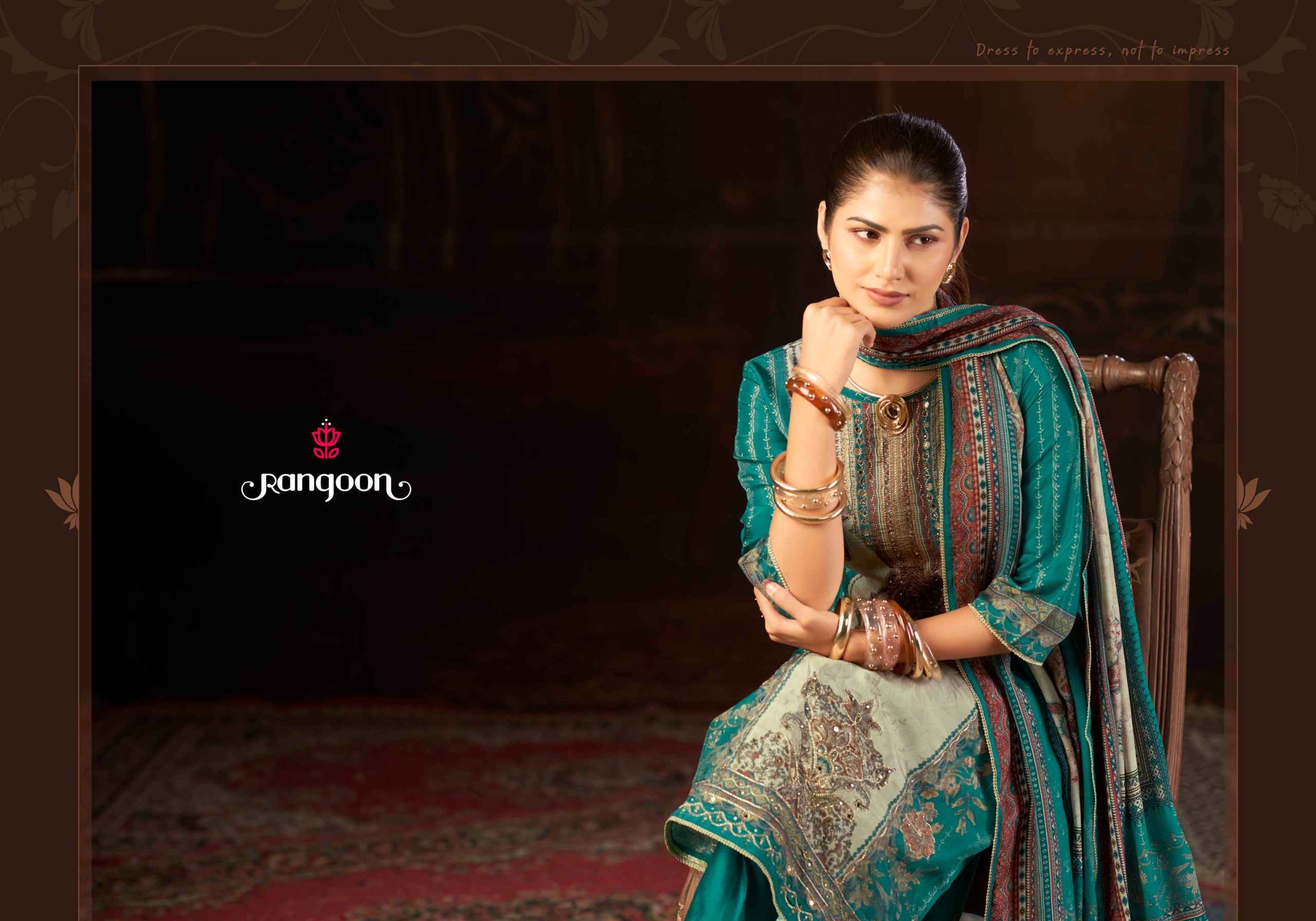 Rangoon Sweta Readymade Muslin Dress (4 pcs Catalogue)