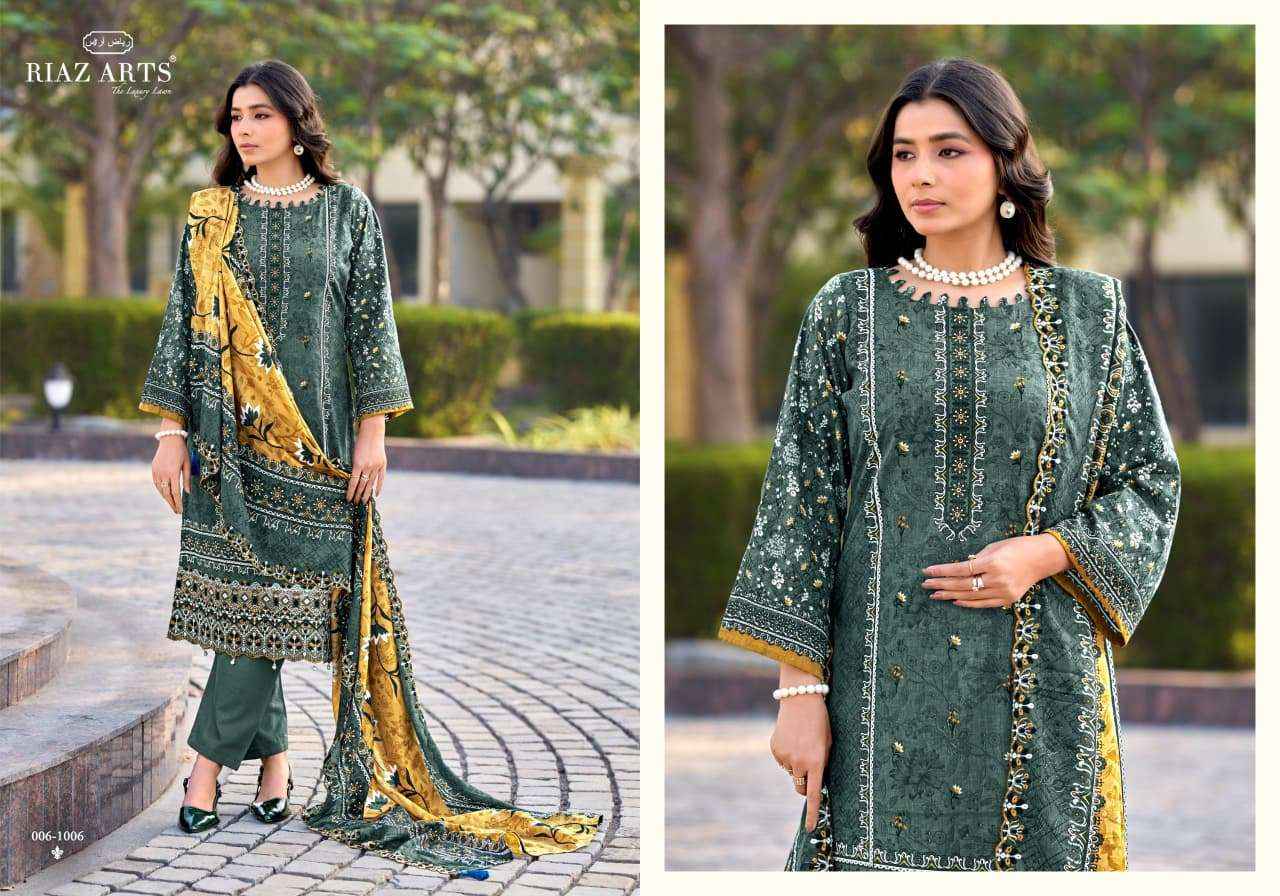 Riaz Arts Bin Saeed Vol-16 Cotton Cambric Dress Material (6 pcs Catalogue)