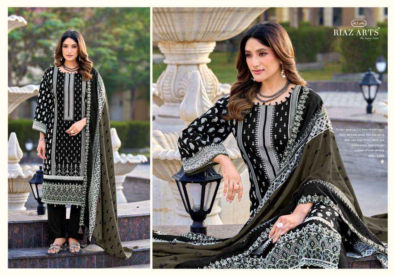 Riaz Arts Bin Saeed Vol-16 Cotton Cambric Dress Material (6 pcs Catalogue)