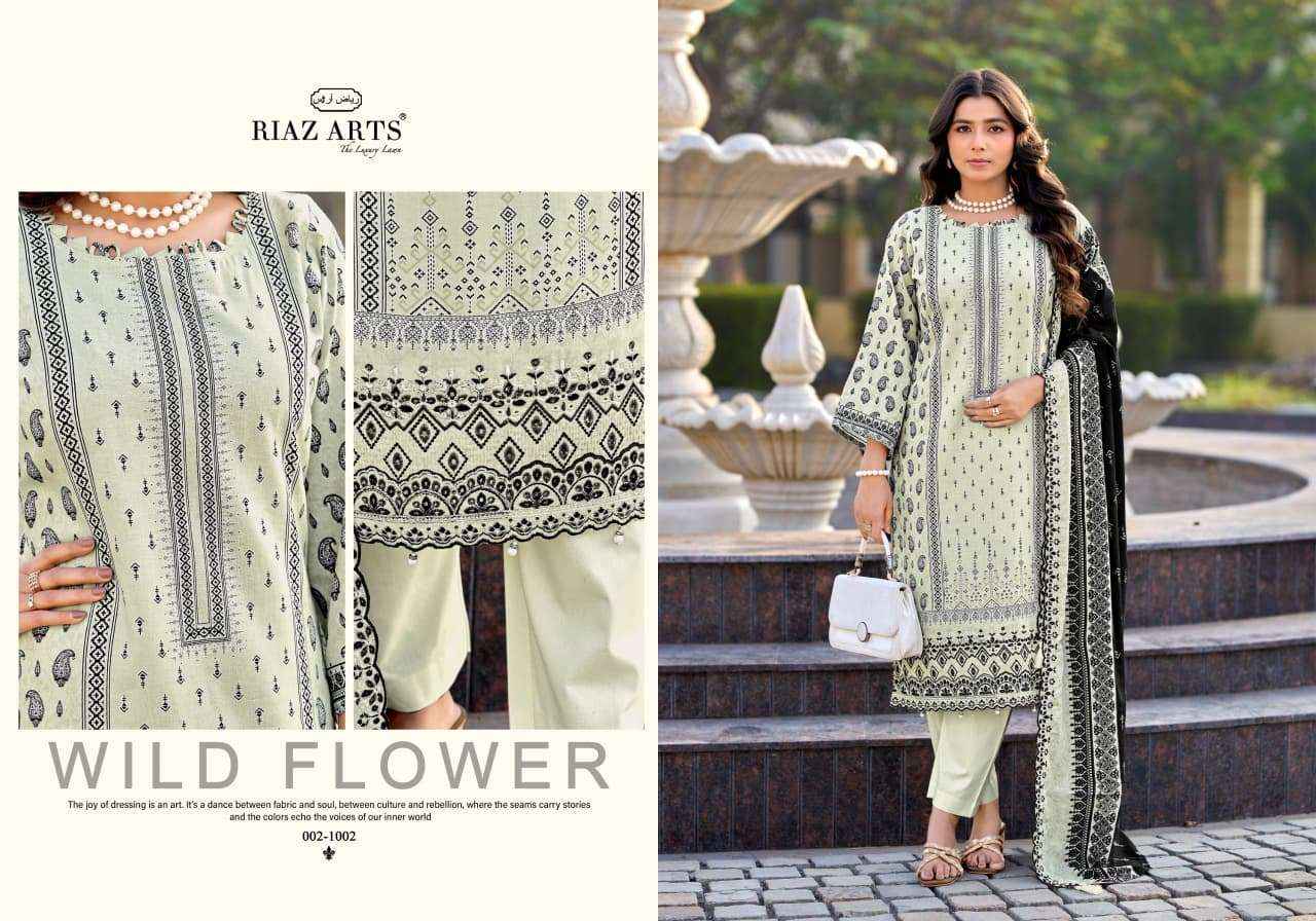 Riaz Arts Bin Saeed Vol-16 Cotton Cambric Dress Material (6 pcs Catalogue)