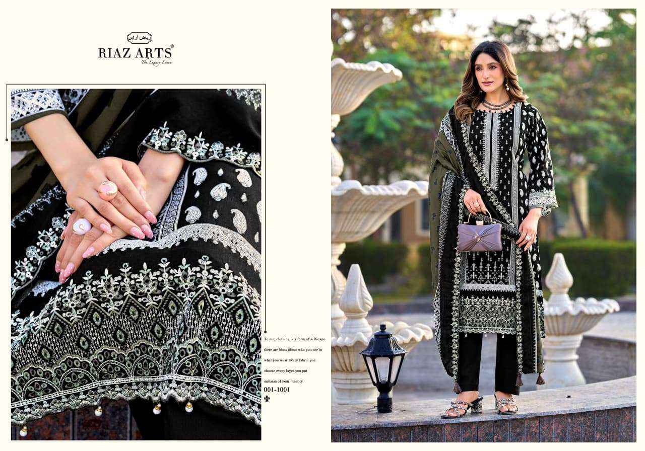 Riaz Arts Bin Saeed Vol-16 Cotton Cambric Dress Material (6 pcs Catalogue)