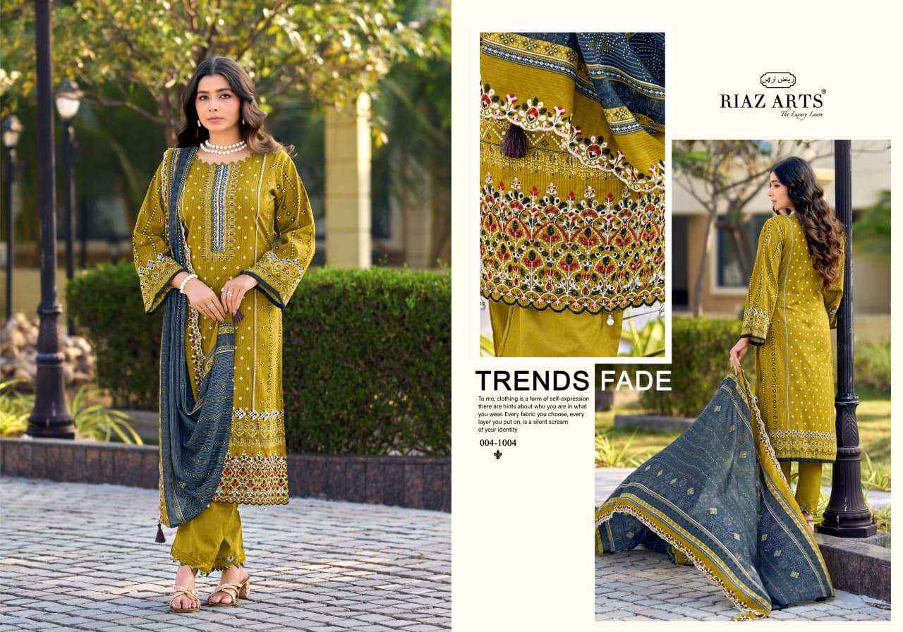 Riaz Arts Bin Saeed Vol-16 Cotton Cambric Dress Material (6 pcs Catalogue)