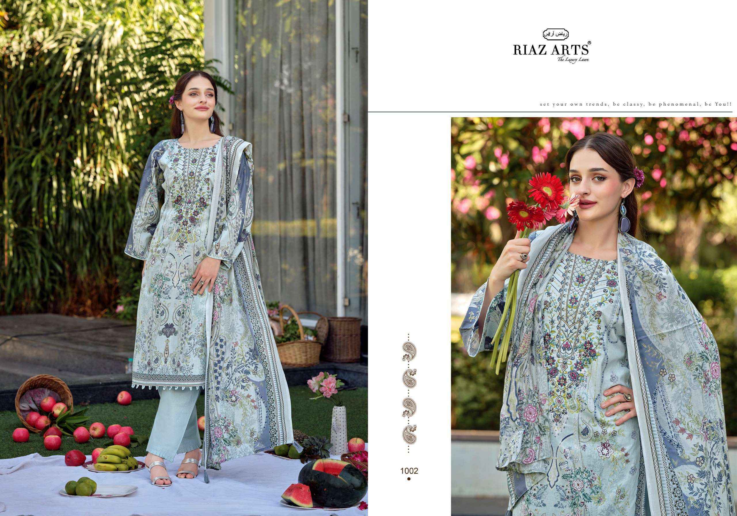 Riaz Arts Musafir Vol-44 Cotton Dress Material (8 pcs Catalogue)