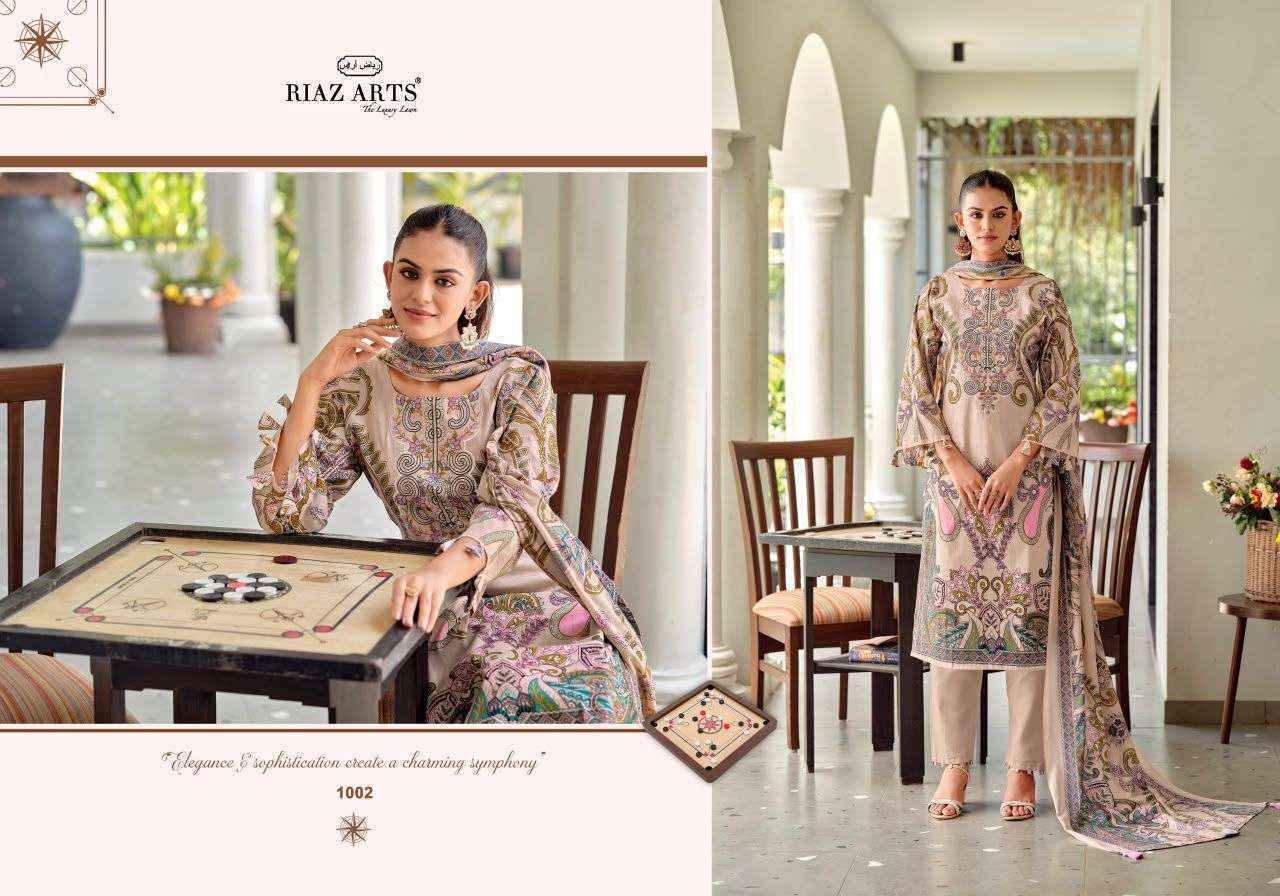 Riaz Arts Nayra Vol-42 Cotton Dress Material (8 pcs Catalogue)