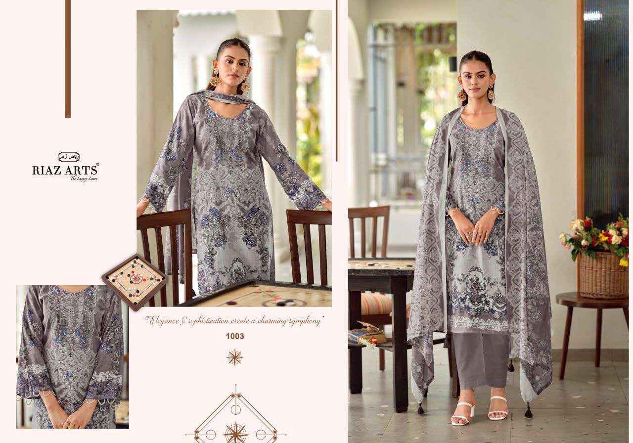 Riaz Arts Nayra Vol-42 Cotton Dress Material (8 pcs Catalogue)