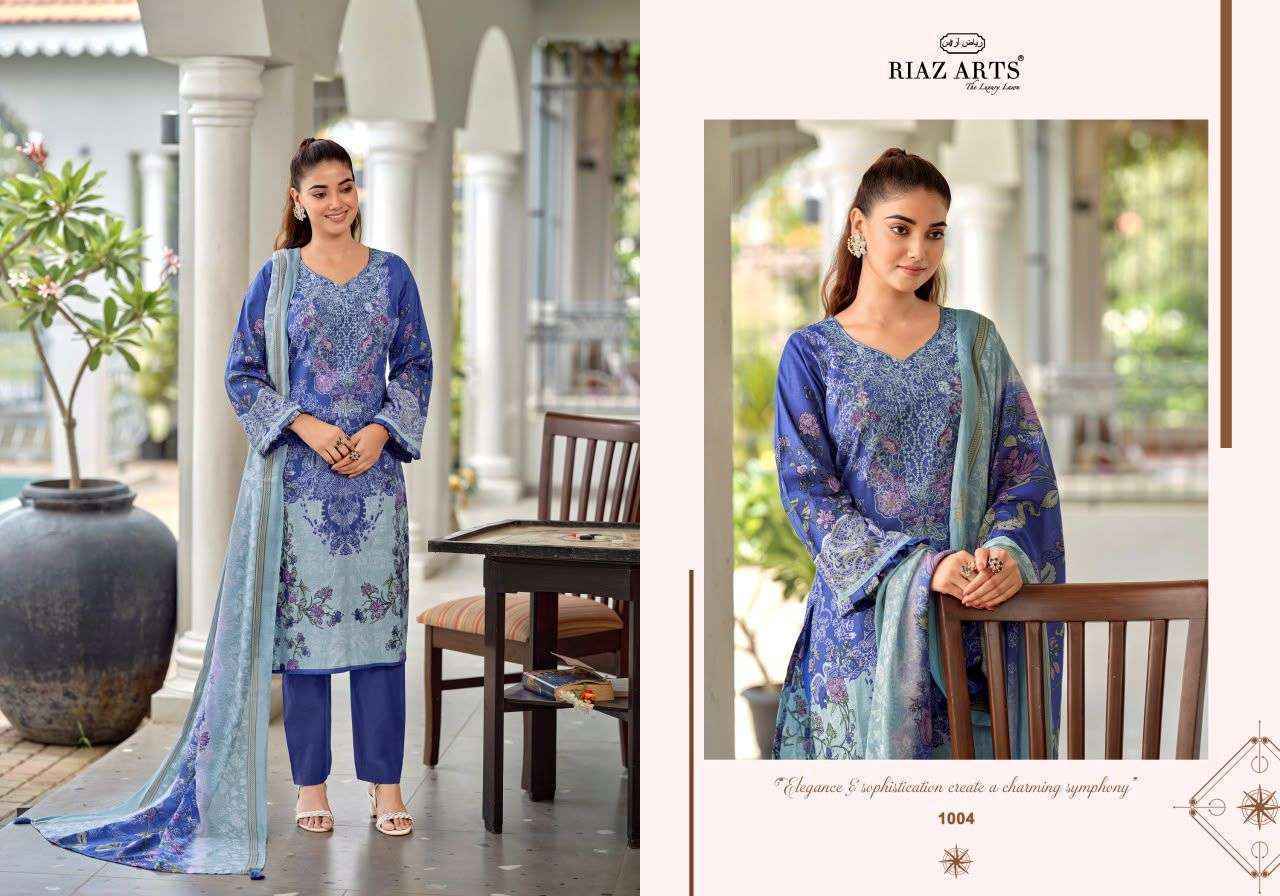 Riaz Arts Nayra Vol-42 Cotton Dress Material (8 pcs Catalogue)
