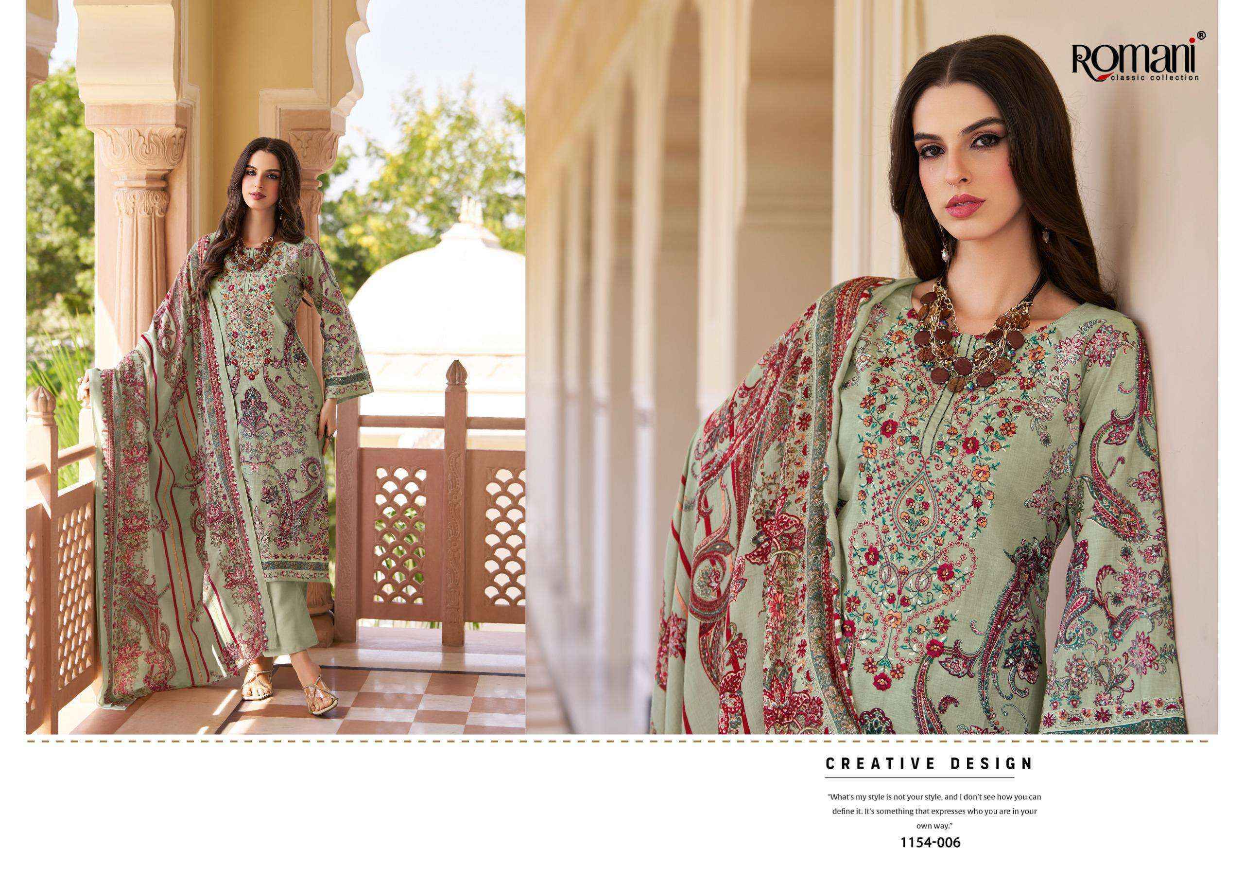 Romani Aarzu Vol-34 Cotton Dress Material (8 pcs Catalogue)