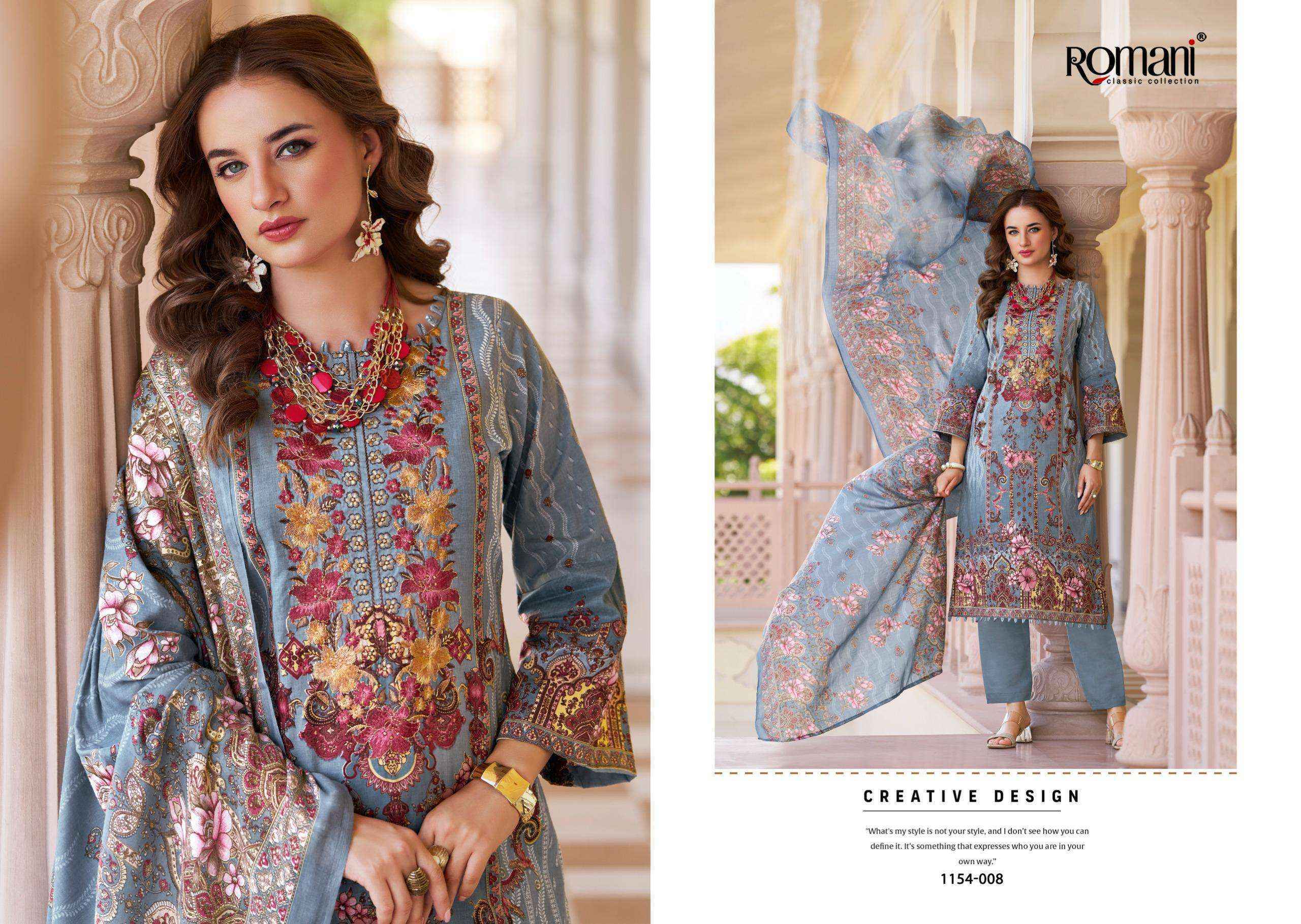 Romani Aarzu Vol-34 Cotton Dress Material (8 pcs Catalogue)