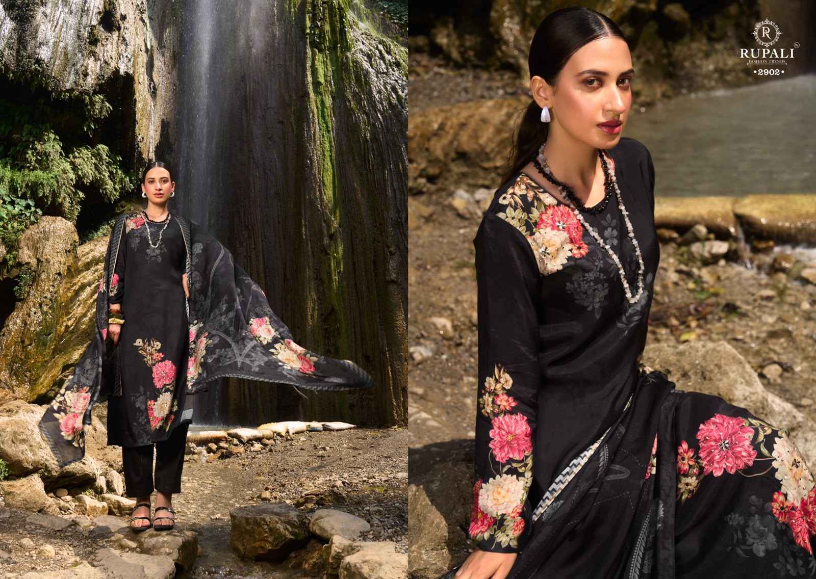 Rupali Fashion Lake View Muslin Dress Material (4 pcs Catalogue)
