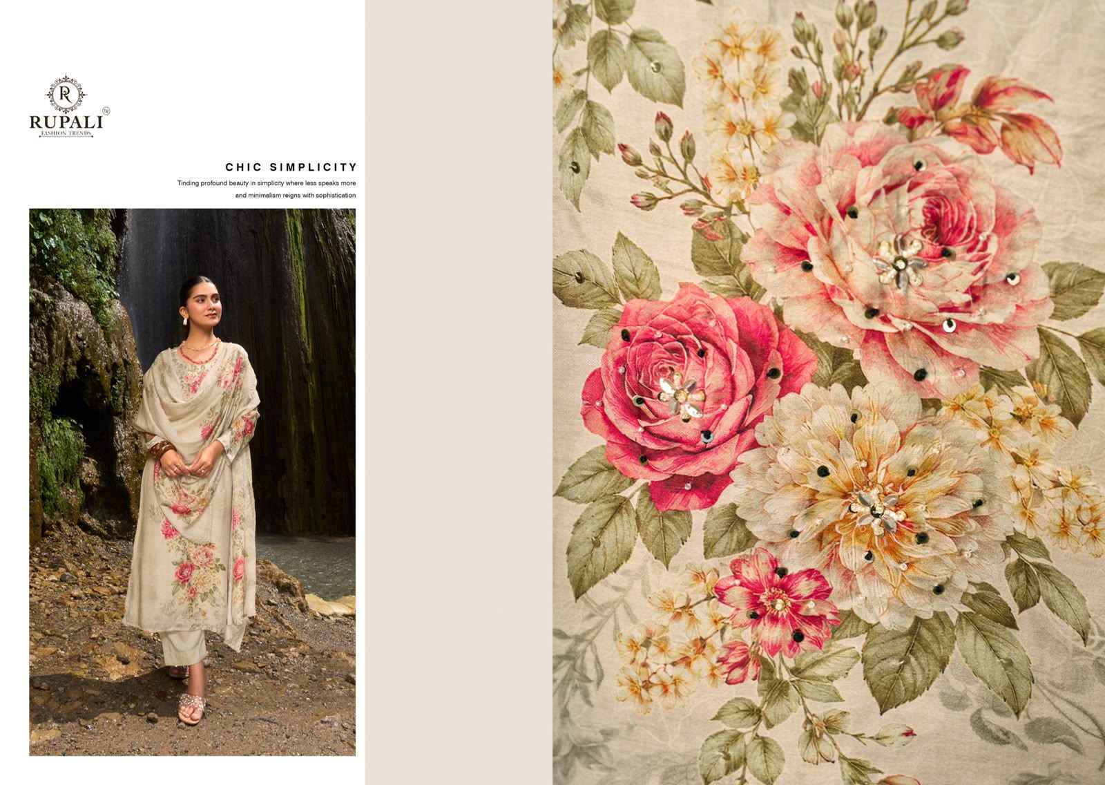 Rupali Fashion Lake View Muslin Dress Material (4 pcs Catalogue)