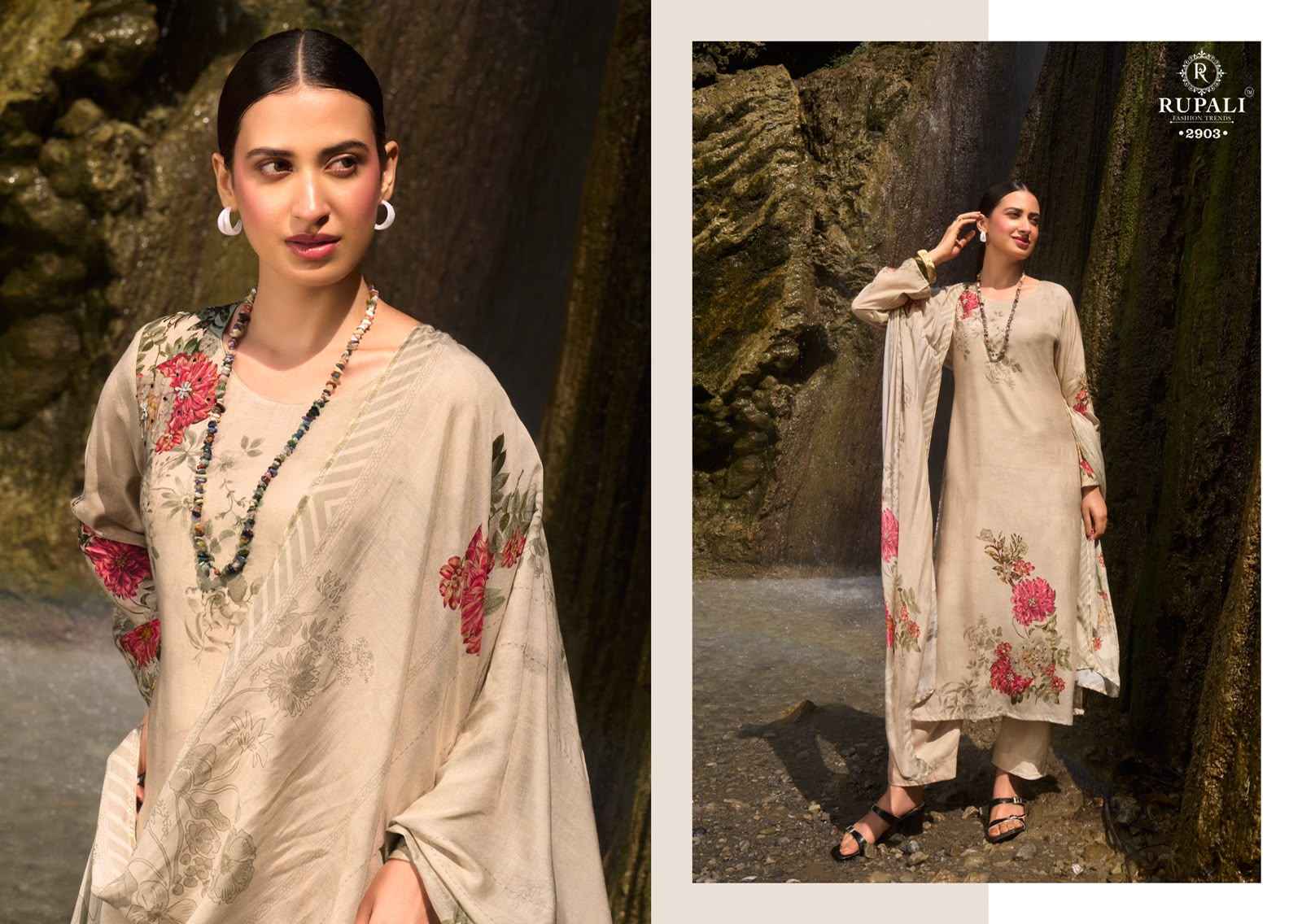 Rupali Fashion Lake View Muslin Dress Material (4 pcs Catalogue)