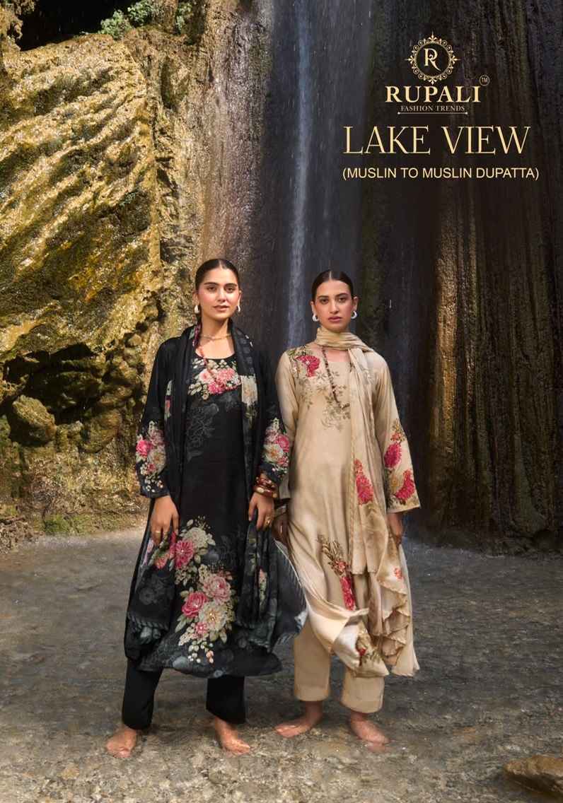 Rupali Fashion Lake View Muslin Dress Material (4 pcs Catalogue)